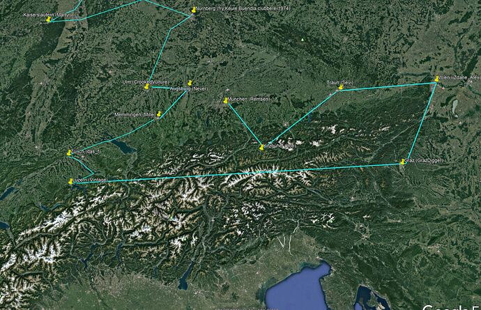 Neue Routenplanung