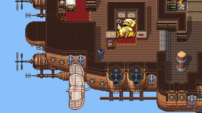 Dragoon, fetter Chocobo, Luftschiff. Das ist fucking Final Fantasy.