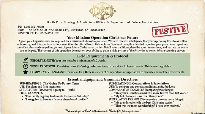 Festive mission